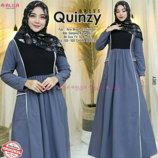 Dress Wanita Non Busui Motif Terbaru Ukuran Jumbo Daster Terkeni dan Termurah Dress Quinzy