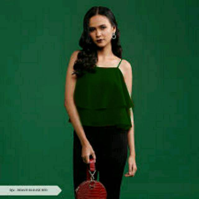 Tanktop double layer tali kecil