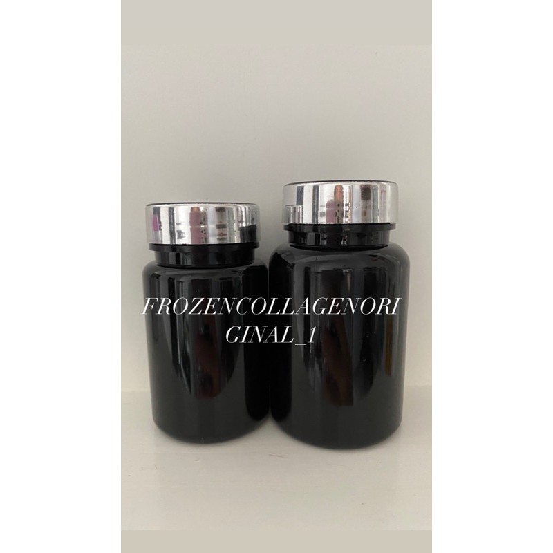 Botol Kapsul Obat Herbal Plastik - 135ml PUTIH