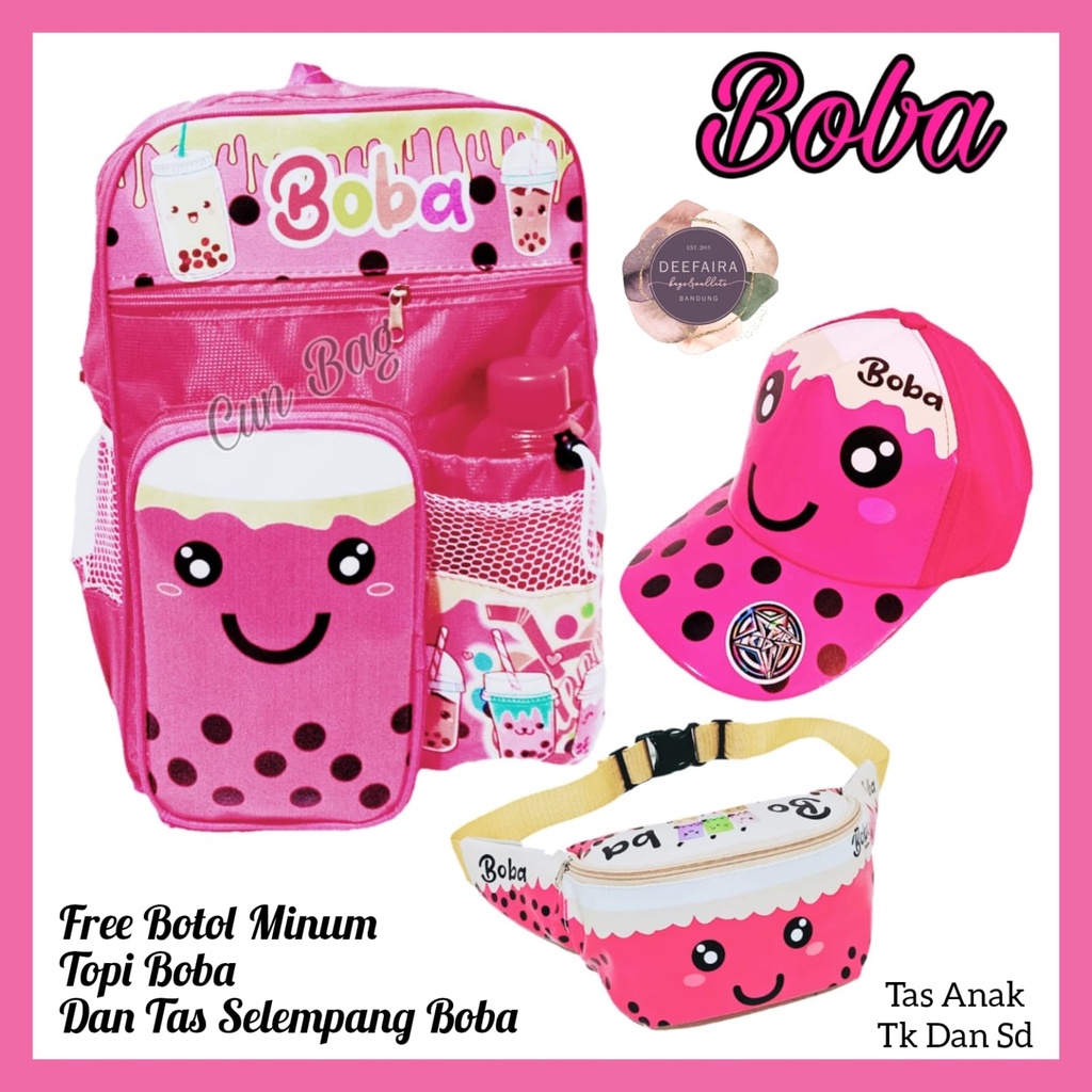 Tas Sekolah Anak Perempuan Motif B0b4 Paket Menarik Tas Untuk Anak Tk Dan SD