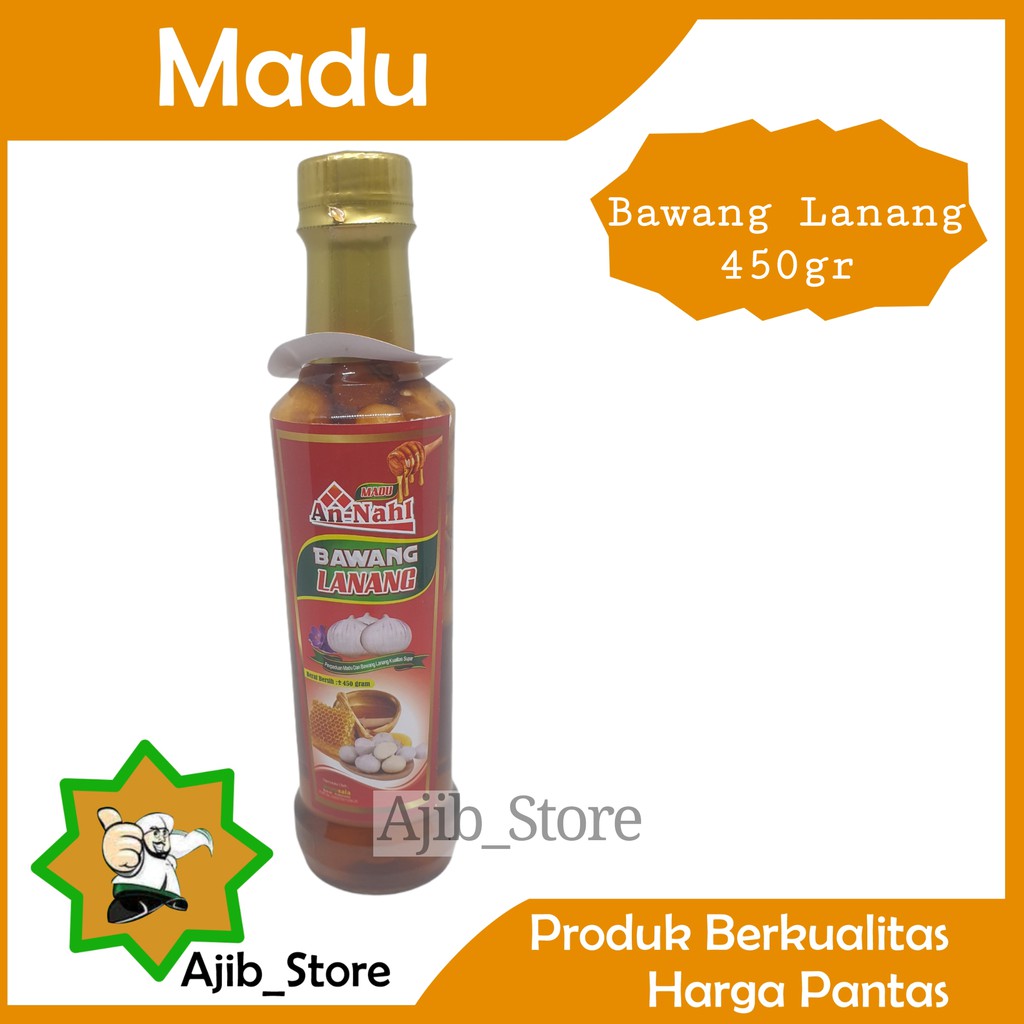 

(100% ORIGINAL) Madu BAWANG LANANG AN NAHL 450 Gram 450gr 450g A123 Annahl Obat Herbal Kolesterol Asam Urat Stamina Pria Dewasa Tahan Lama