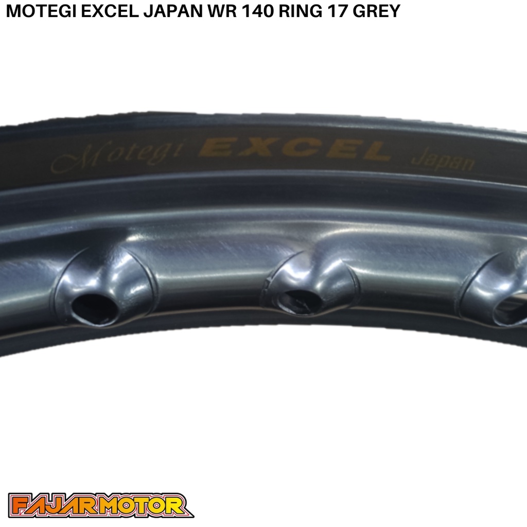 MOTEGI EXCEL JAPAN VELG ALLOY RIM ALUMINIUM WM SHAPE 140 RING 17 HARGA PER BIJI