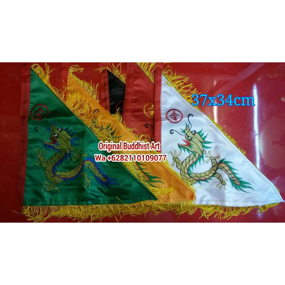 bendera naga panca warna / bendera naga 5 warna 13"