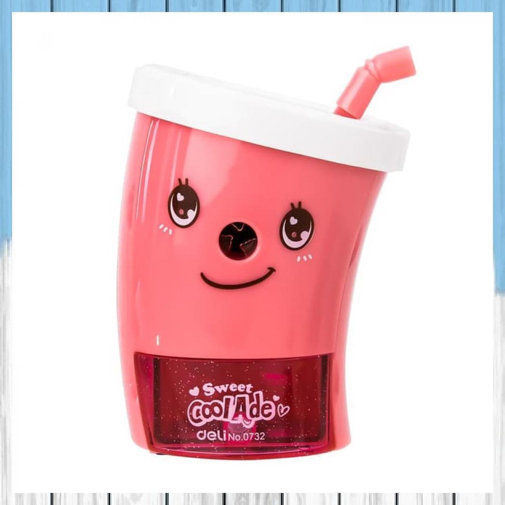 

Deli E0732 Rautan Meja-Coke Rotary Pencil Sharpener - Biru