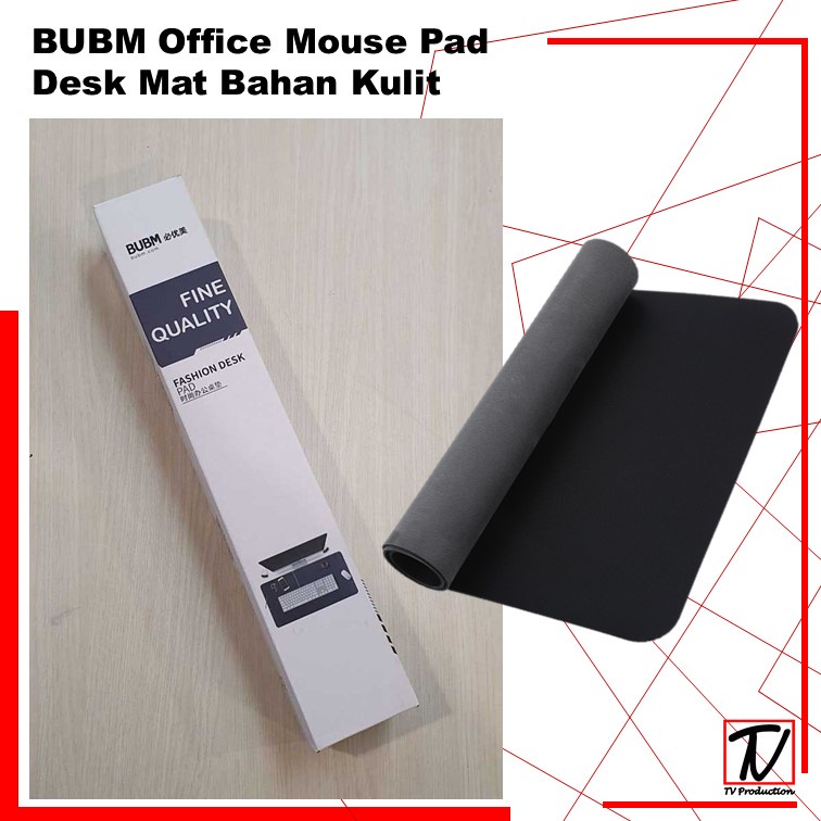 Mouse Pad Office Mouse Pad Desk Mat Bahan Kulit Semua Ukuran Murahh COD