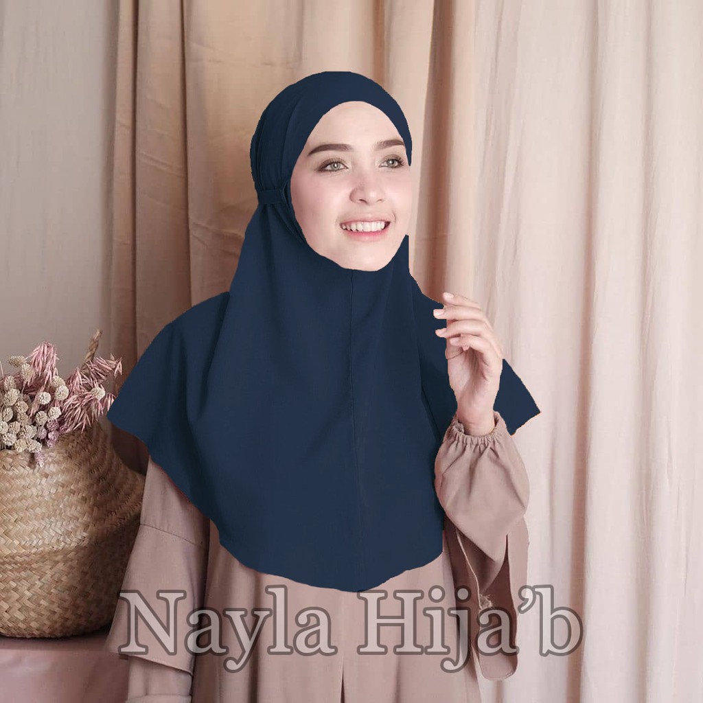 BERGO MARYAM TALI M HIJAB BERGO MARYAM TALI AMUNZEN CREPE JILBAB KHIMAR TALI  NAYLA HIJA'B