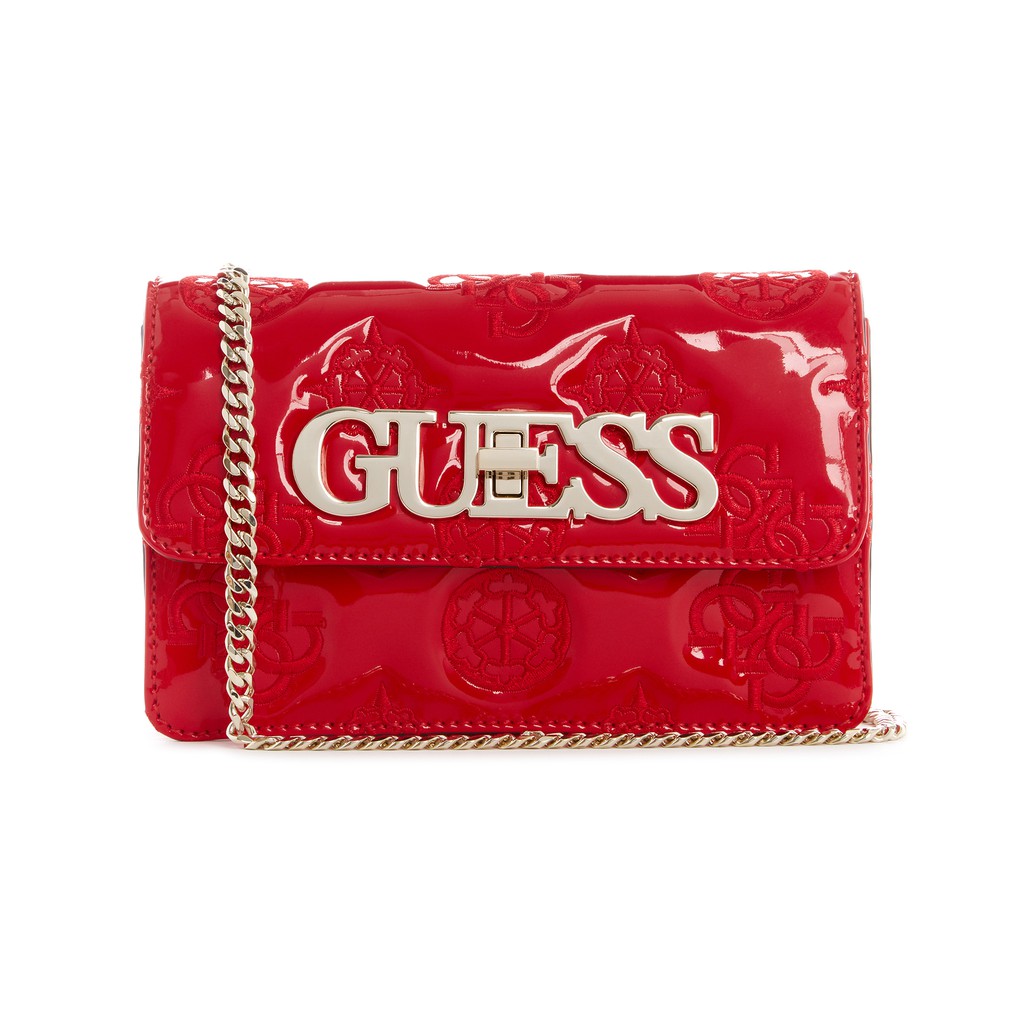 Tas Guess Original Wanita - Guess Chic Mini Crossbody Flap