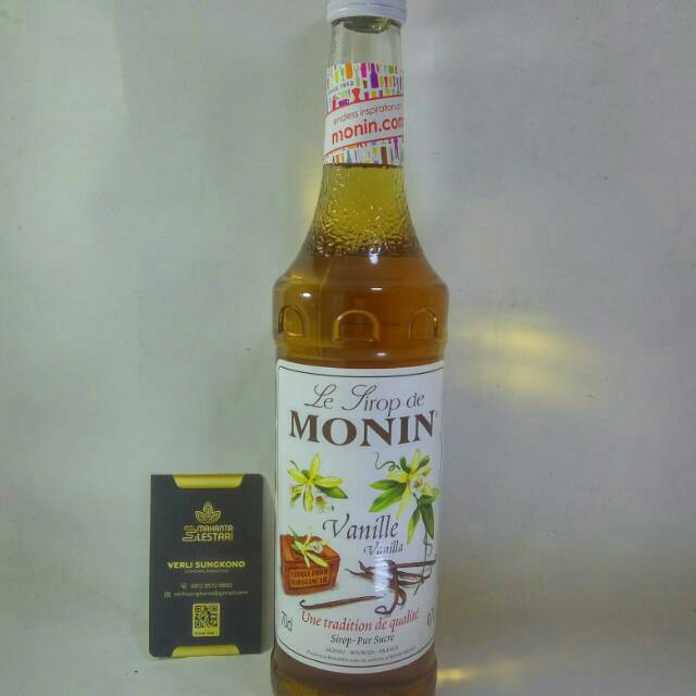 

MONIN syrup promo vanilla