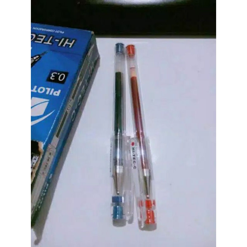 

Bolpoint hitek Hi-tec dan refille by Pilot alat tulis