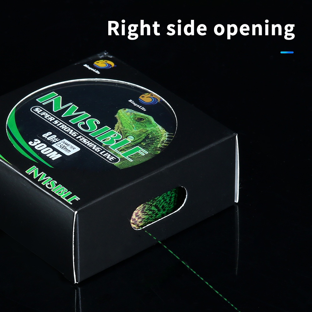 Bingolife Senar Pancing 300m Invisible Bahan Nilon Panjang