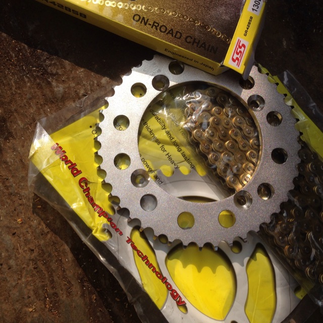 Gear set sss for klx 150/dt150