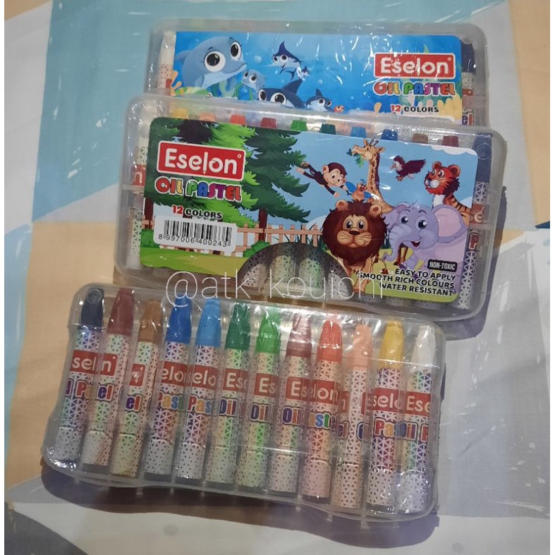 

CRAYON / OIL PASTEL ESELON 12 COLORS | KRAYON MINYAK 12 WARNA | CRAYON SET LENGKAP BERKUALITAS MEWARNAI MENGGAMBAR MELUKIS BEST SELLER