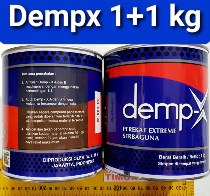 

Lem Demp-x 1kg+1kg / Lem DempX 2 kg / Lem Perekat Extra Serba Guna