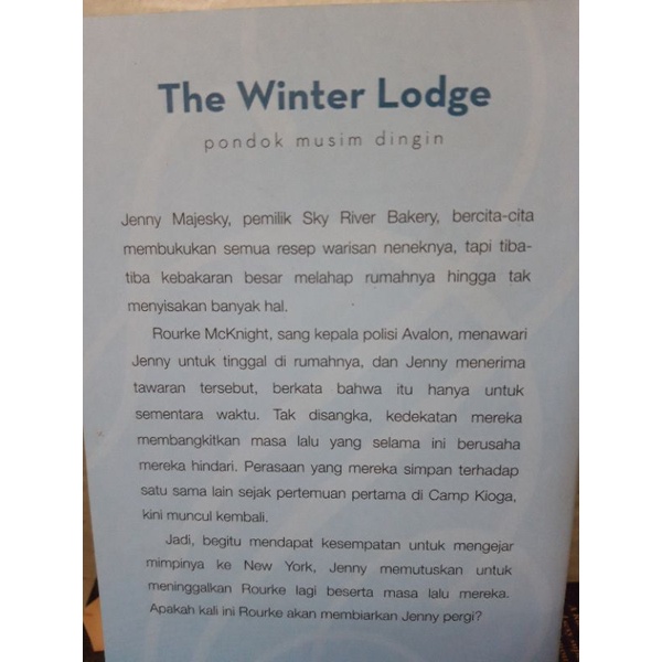 Novel Terjemahan The Einter Lodge; Pondok Musim Dingin By Sisan Wiggs-1