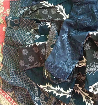 Ready Wou Batik Couple Elfira Ruflle Couple Batik Ori Kebaya Couple Batik Set Brokat Tille Terlaris