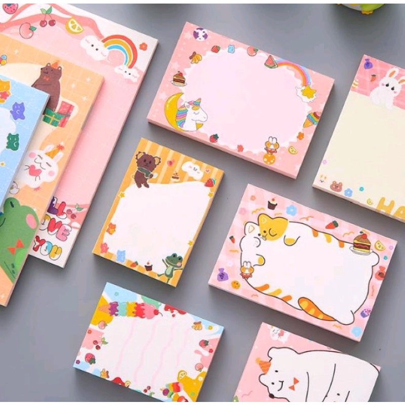 

Memo Pad Motif / Sticky notes Kartun