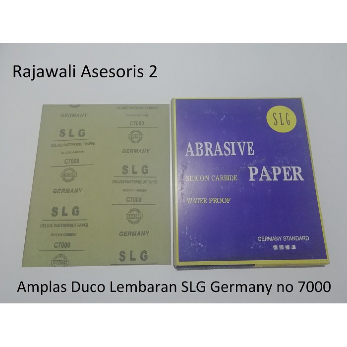 Amplas Duco Lembaran Kertas Pasir Gosok Batu Akik Grit 5000 7000