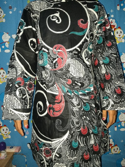 Terlaris Serut Genes Jelita Tunic Navbor Yelbor Whitbor Creambor Tunik Batik Modern Hrb030 Dolbi Dob