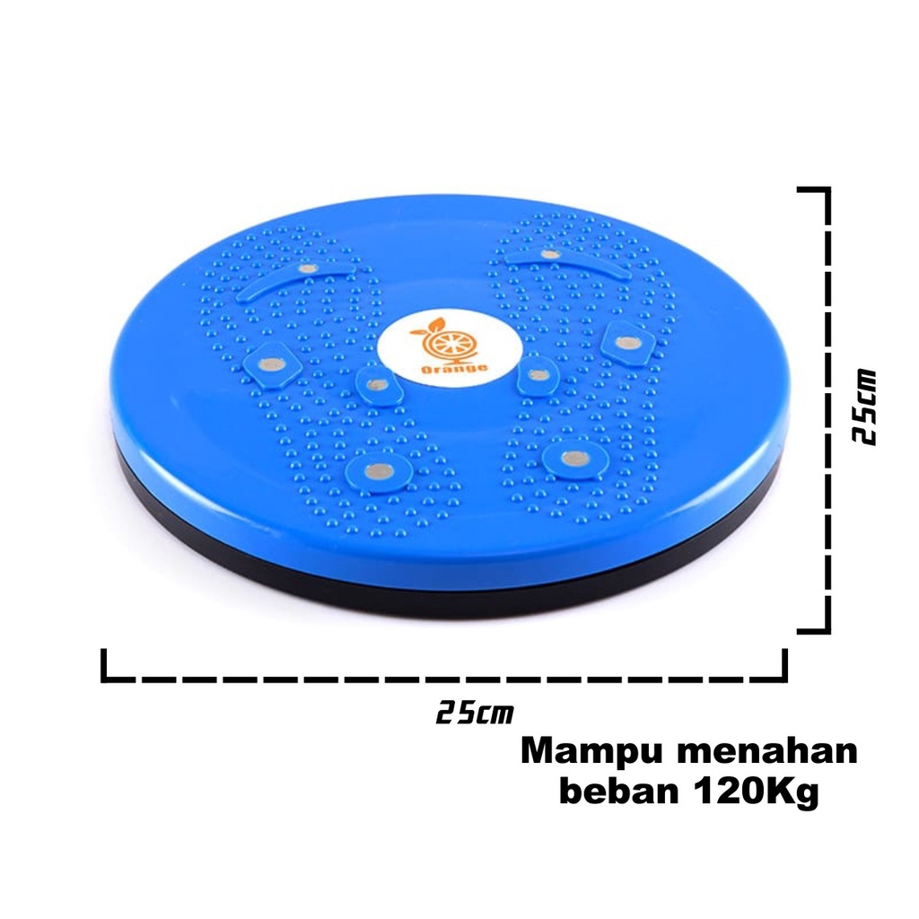 Jogging Body Plate Magnetic Trimmer Waist Twisting Alat Olahraga Pelangsing Tubuh - DR88