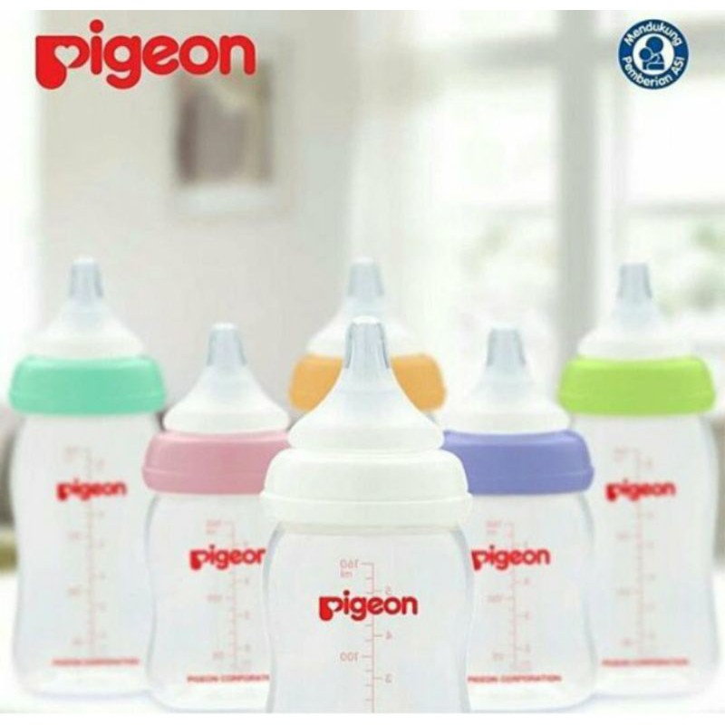 Pigeon Botol Dot Peristaltic Plus 240ml, 160ml Soft Touch Wide Neck Bayi Newborn 0+m SS PERISTALTIC PLUS