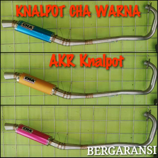 Knalpot cha kou daeng vixion vixion r nvl cb150 cbr