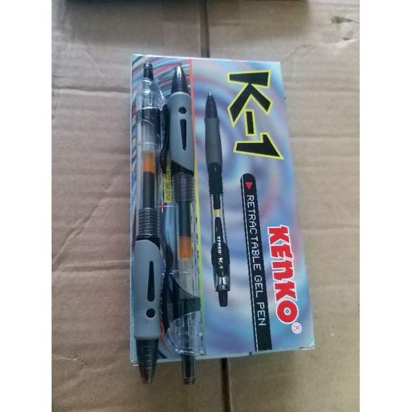 

PULPEN KENKO K-1 HITAM (1 LUSIN) BERKUALITAS / PULPEN CAIR / BALLPOINT GEL / PULPEN GEL / PULPEN MURAH BERKUALITAS