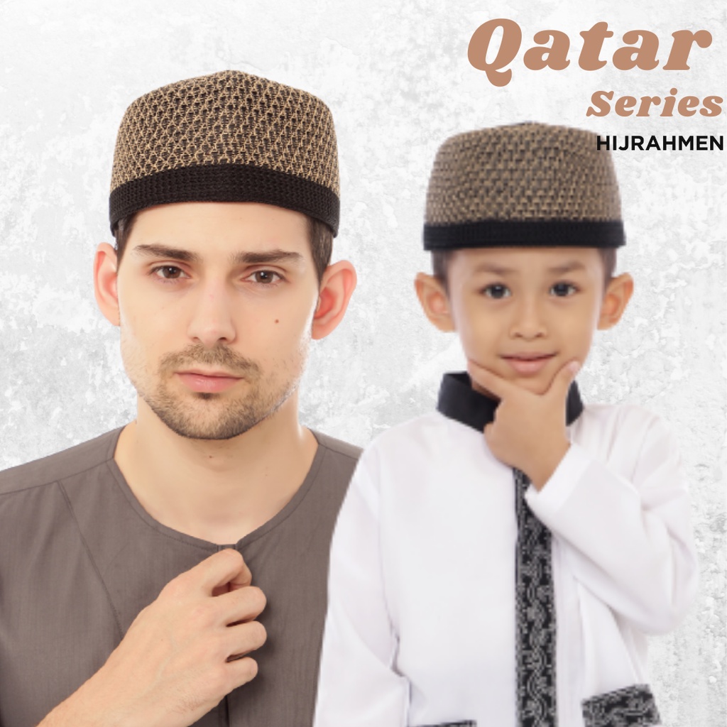 Rahmen - Peci Kopiah Songkok Rajut seri Qatar