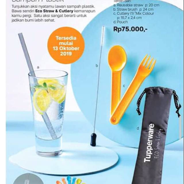 Eco straw n cutlery