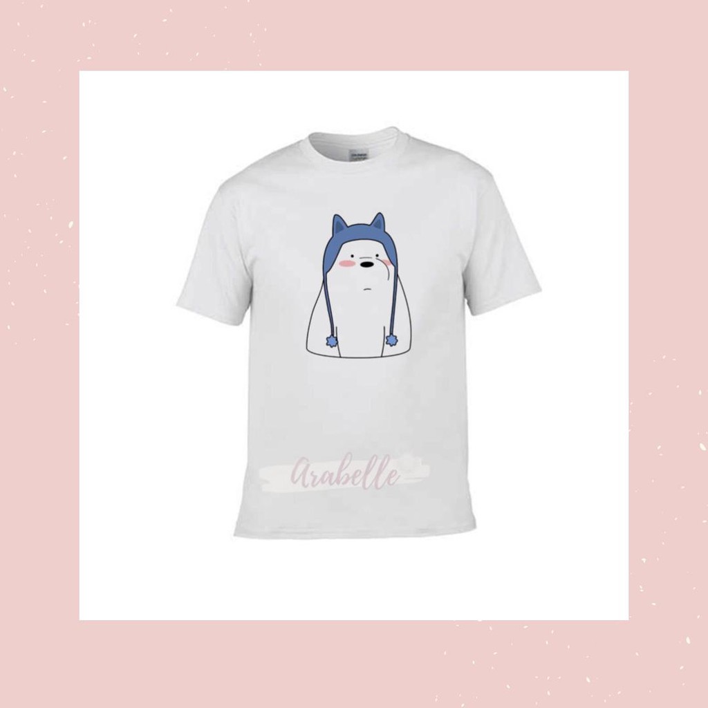 BAJU WE BARE BEARS PAKAI KUPLUK
