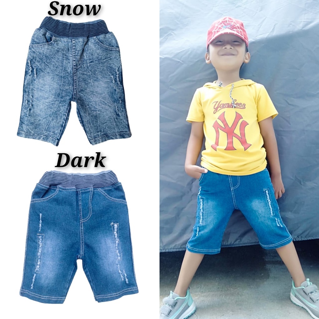 celpen anak jeans pendek anak laki-laki