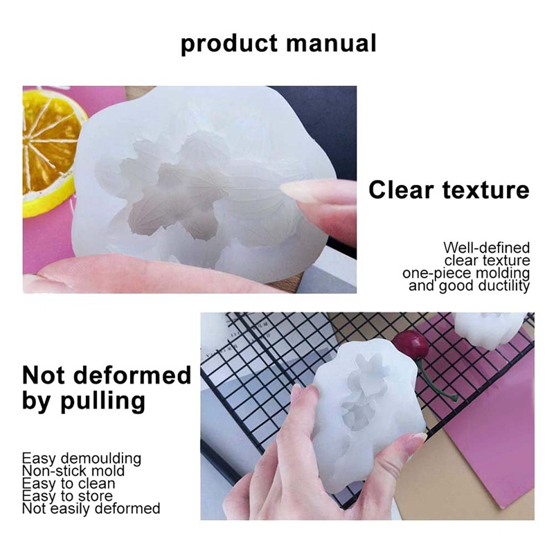 4 Pcs Candle Silicone Molds,Succulent Cactus Plants Resin Casting Mold for Making DIY Candle Soap and Epoxy Resin Crafts