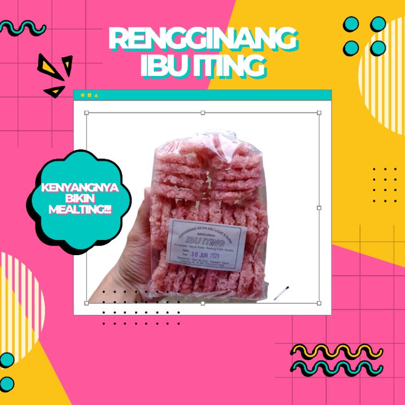 

Rengginang Terasi Ibu iting terasi merah oleh oleh khas garut terbaru