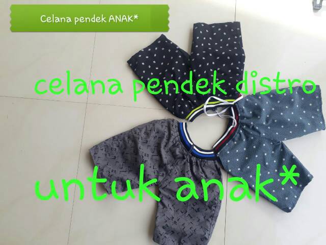 Celana Pendek Anak usia 17-15 Th Celana Anak Murah Motif Bahan Adem kolor anak terbaru