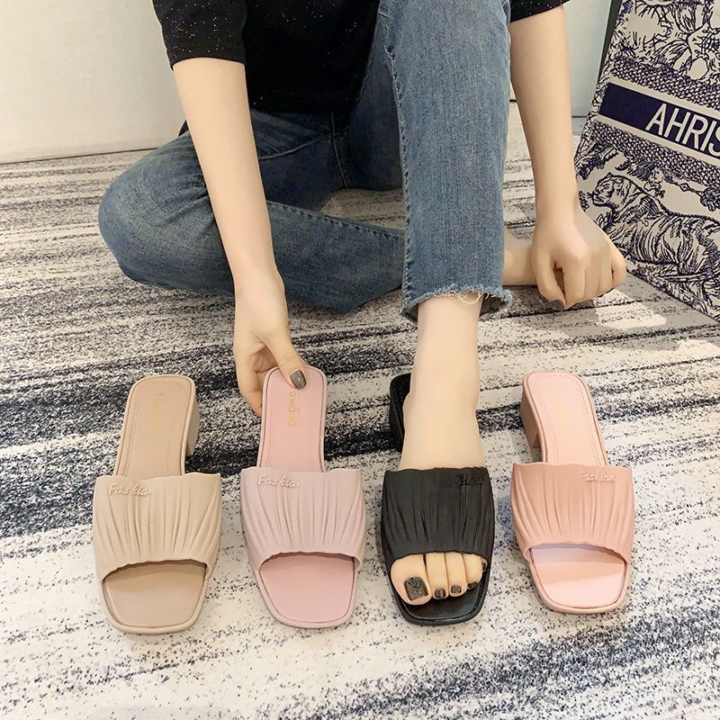 Sandal Fashion Tawana Hak Jelly Wanita Import S2