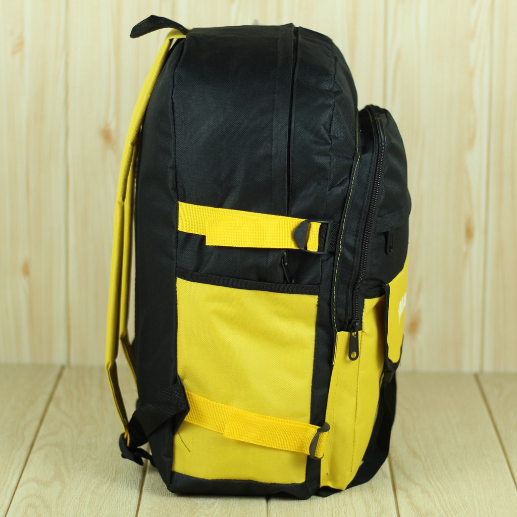 Tas Sekolah Ransel Remaja Yimaobag Kuning Fashionable Gendong Korean Stylish Tas Smp Perempuan Cantik Bahan Polyester Bisa COD Murah