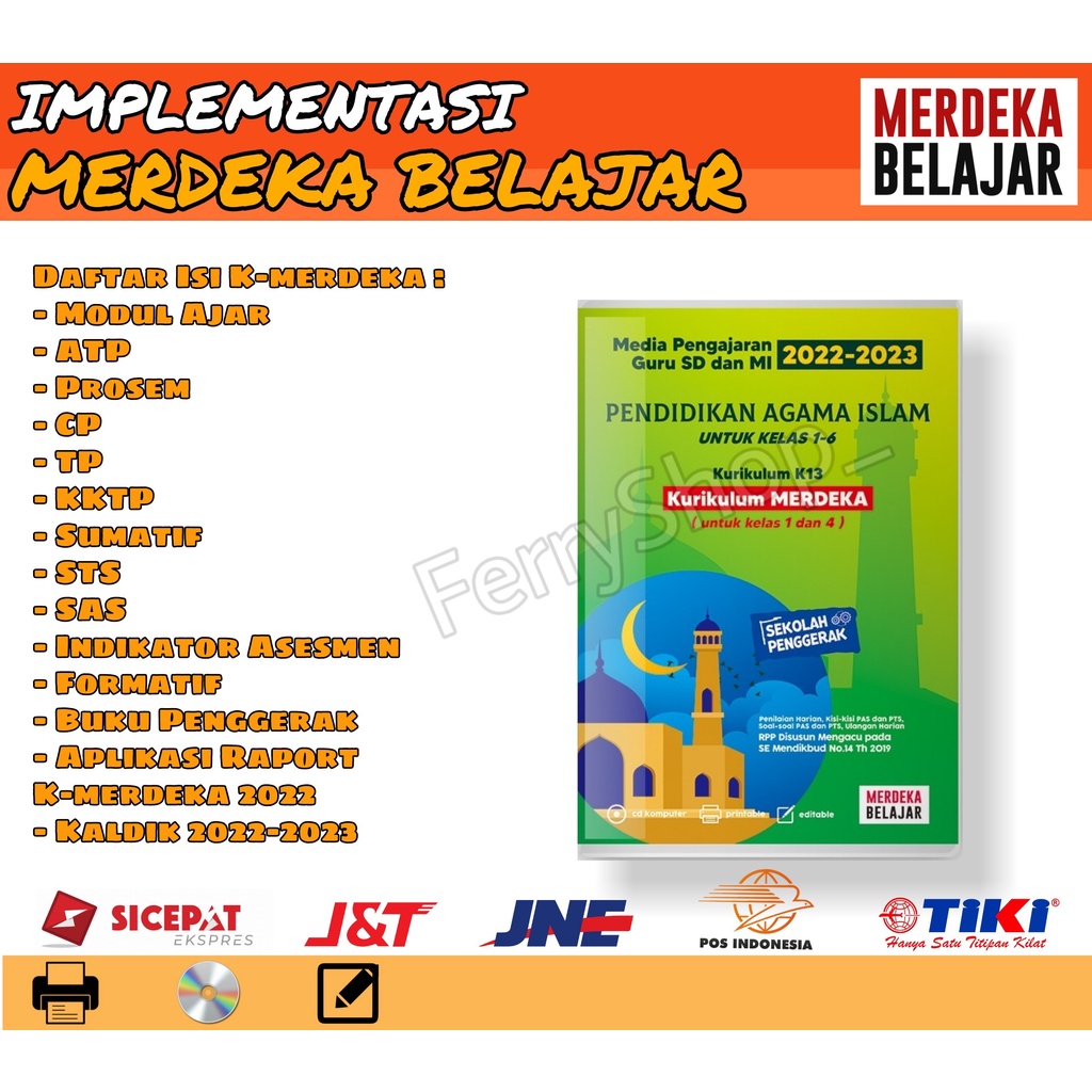 CD RPP MAPEL PAI KELAS 1-6 KURIKULUM MERDEKA REVISI TERBARU
