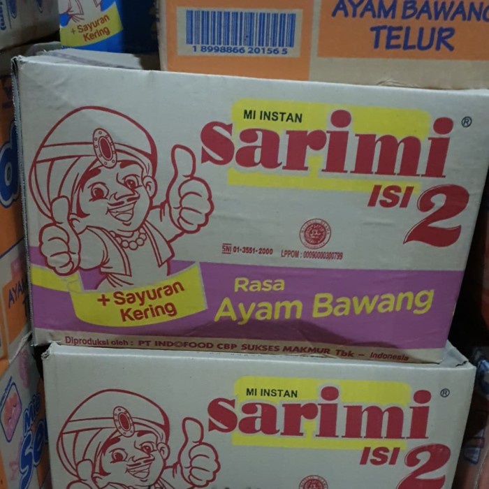 

CTN 24S - AYAM BAWANG - MIE SARIMI DUO / MI KUAH SARIMIE DUO atayatoko