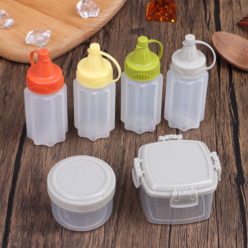 1 Set Botol Bumbu Saus Mini Model Remas