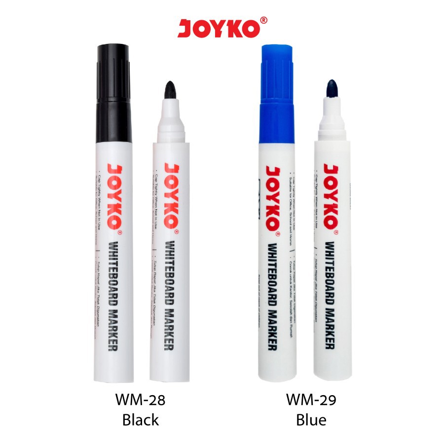 

Joyko Whiteboard Marker Spidol Papan Putih - Black -Biru