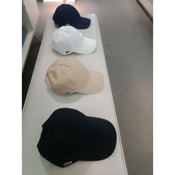 Topi Lacoste Original Logo Samping