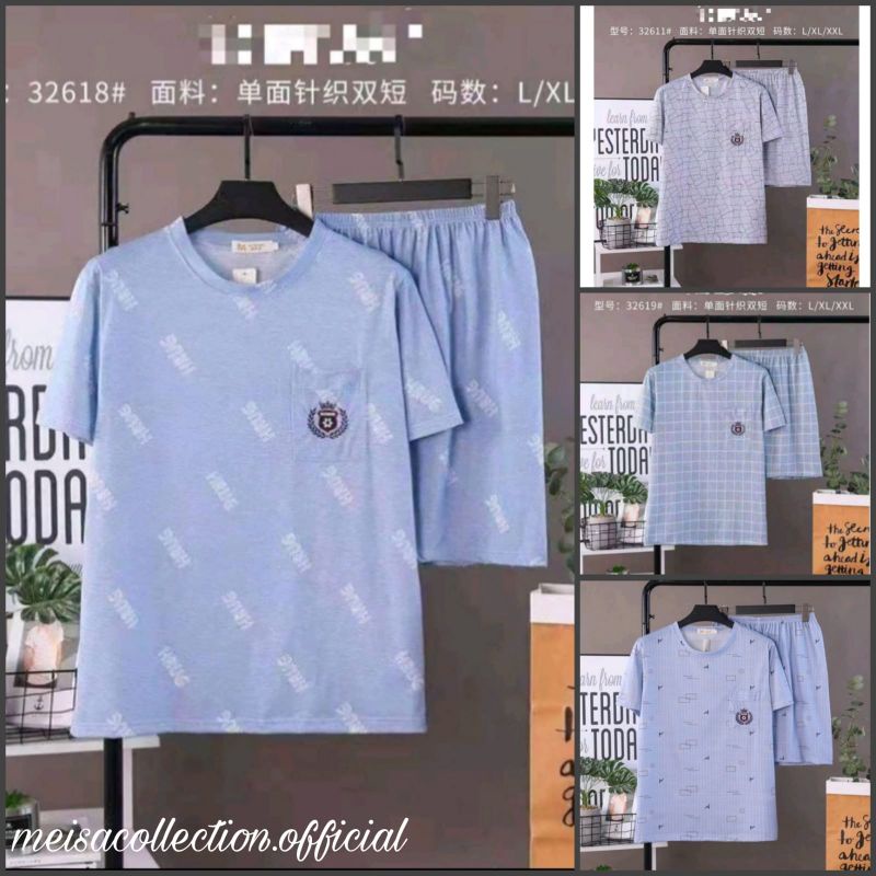 SET PIYAMA KAOS IMPORT HP CP PP PRIA | JUMBO