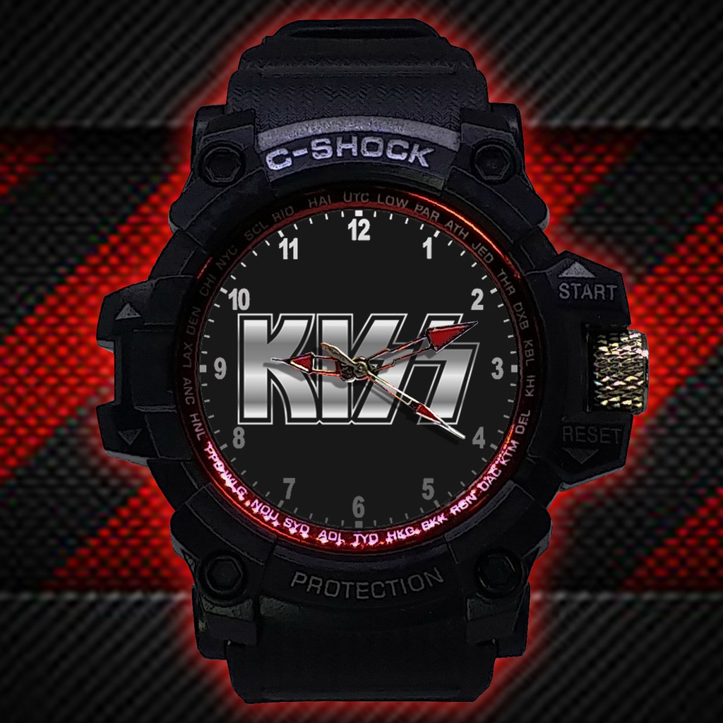 (ISTIMEWA BOSSQUE) JAM TANGAN KISS LIST MERAH - EXCLUSIVE 5