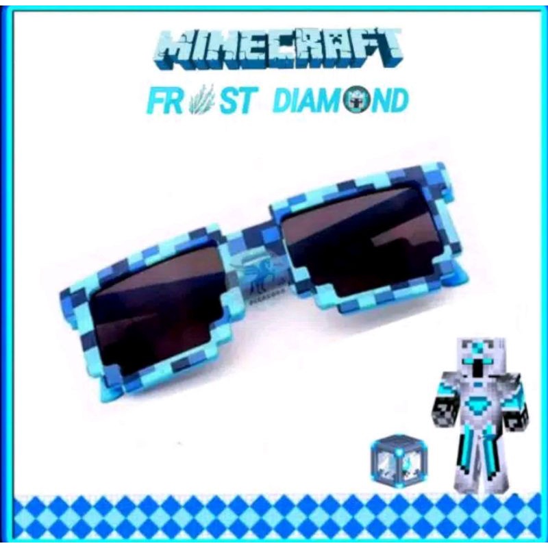 kacamata Minecraft - kacamata frost Diamond