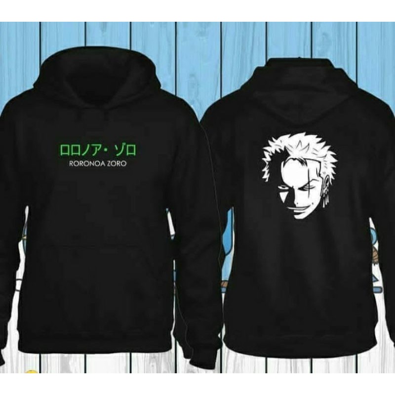 S - XXXXXXL(6XL) HOODIE ANIME ONE PIECE LUFFY BIGSIZE/HOODIE JAKET SHIROHIGE KUROHIGE ZORO LUFFY UNISEX JUMBO