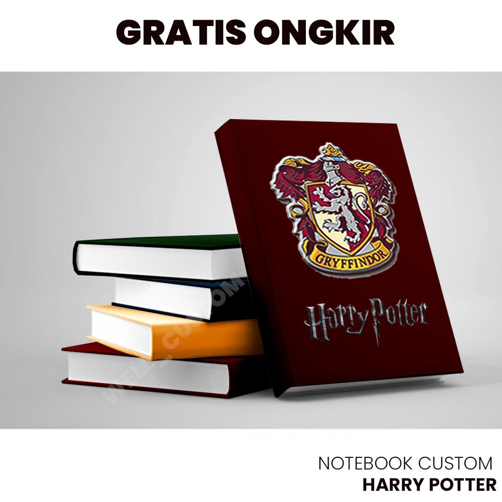 

Notebook dan Binder B5 Harry Potter Custom 120hlm/ Buku Tulis /Jurnal/Buku Harian / Diary / Notepad