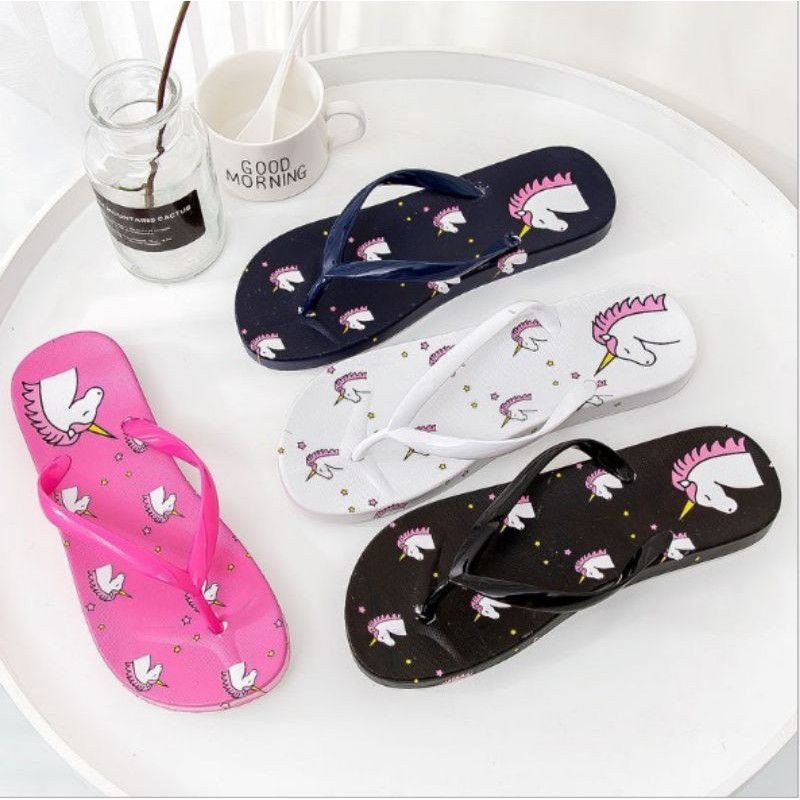 SANDAL JEPIT WANITA MOTIF KUDA PONI