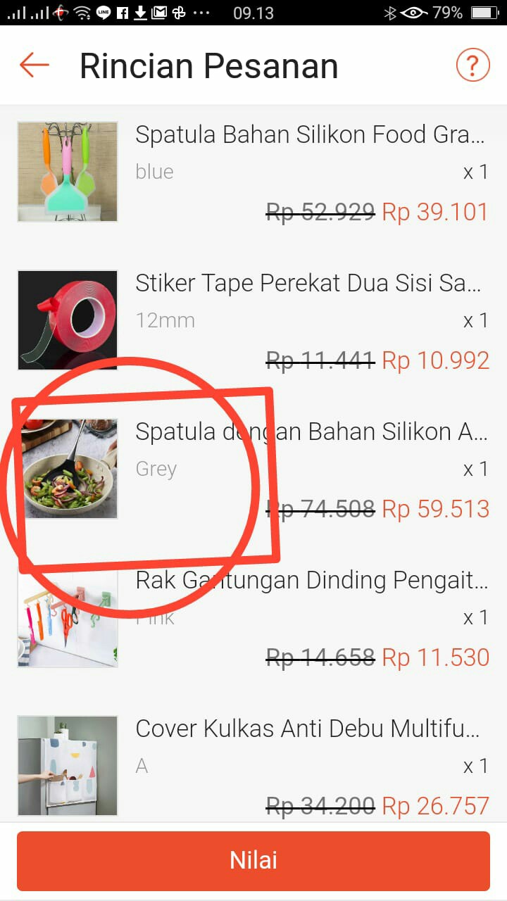 Spatula Bahan Silikon Food Grade Untuk Baking / Oven