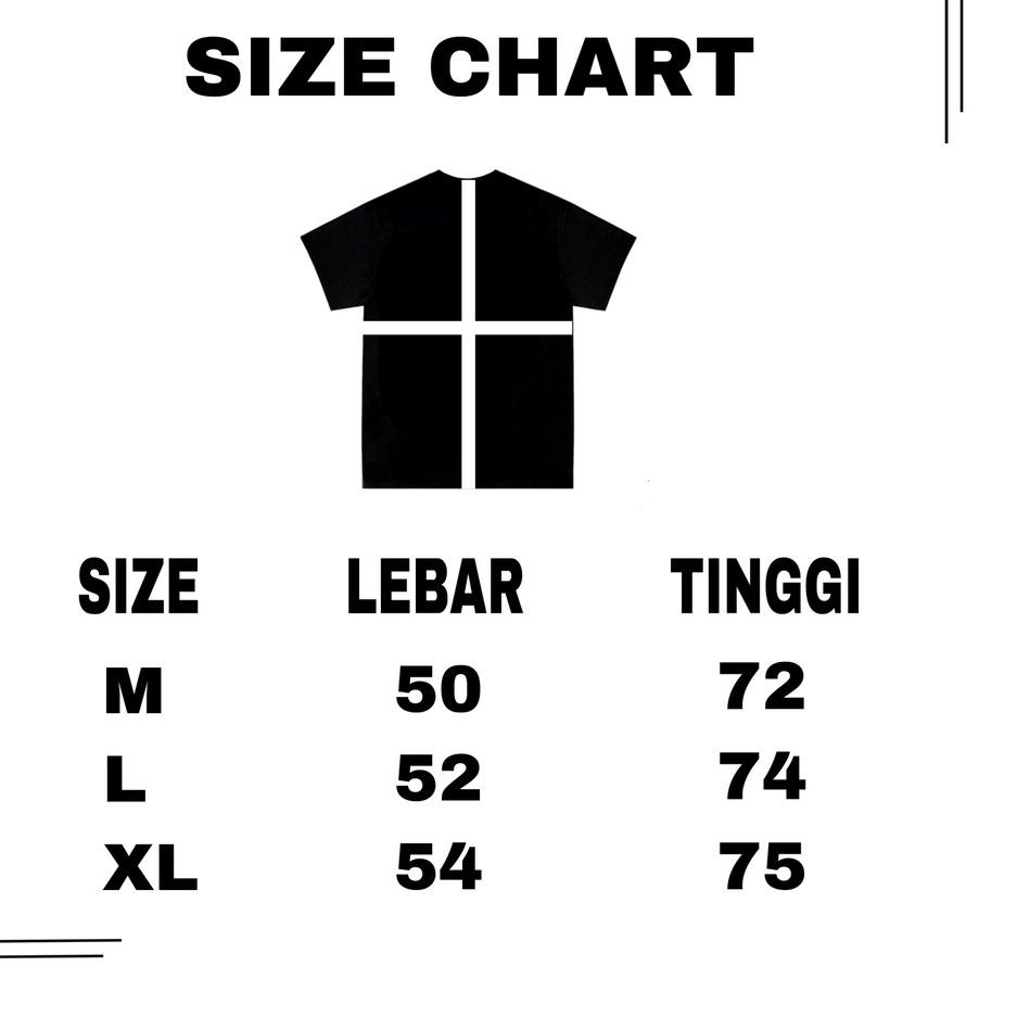 ➫ LETTUCY KAOS T-SHIRT STREET STYLE BLACK & CREAM ✾