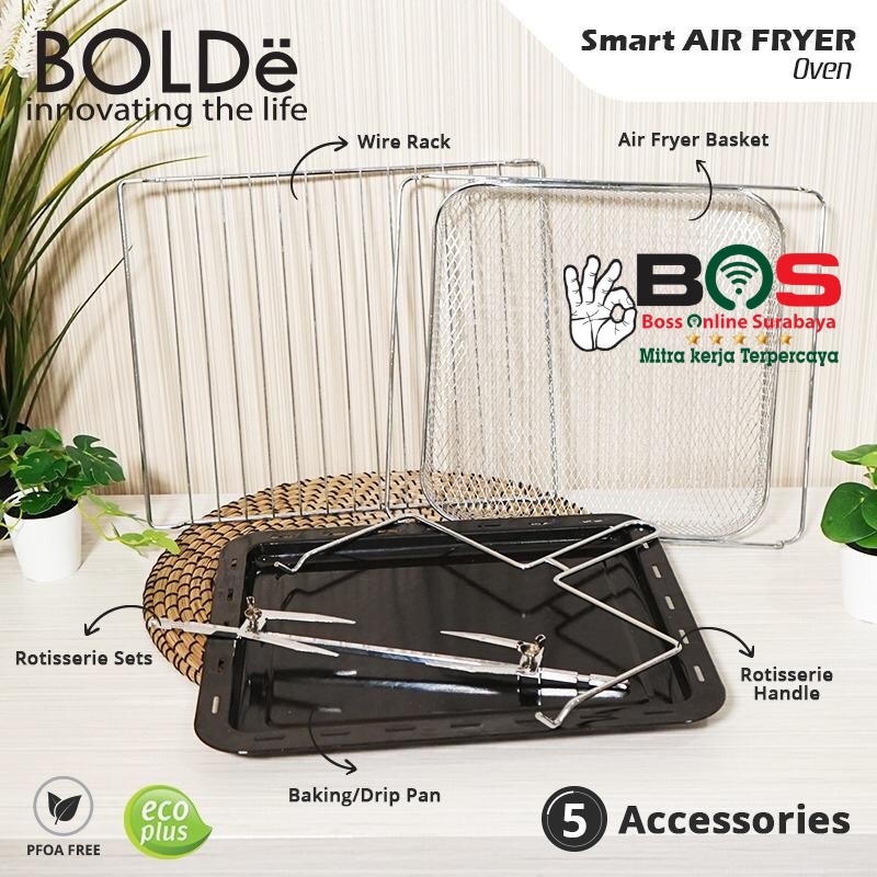 Oven Digital BOLDe Air Fryer Smart Digital 24L Black Diamond Oven