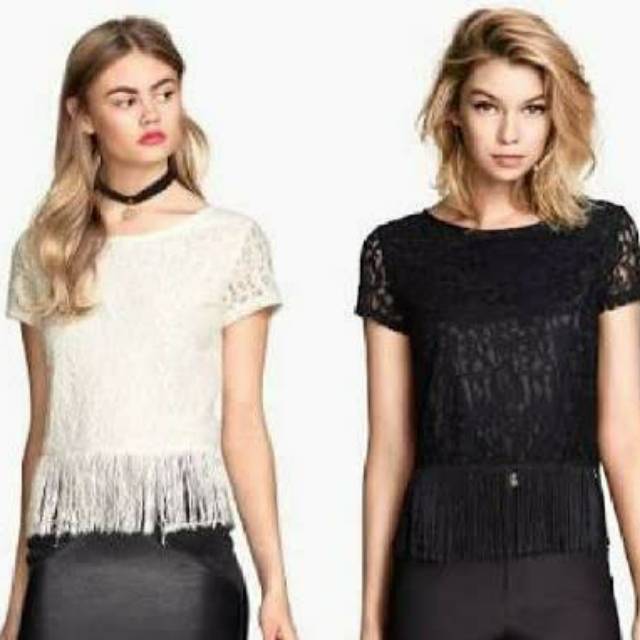 Lacey Fringe Top
